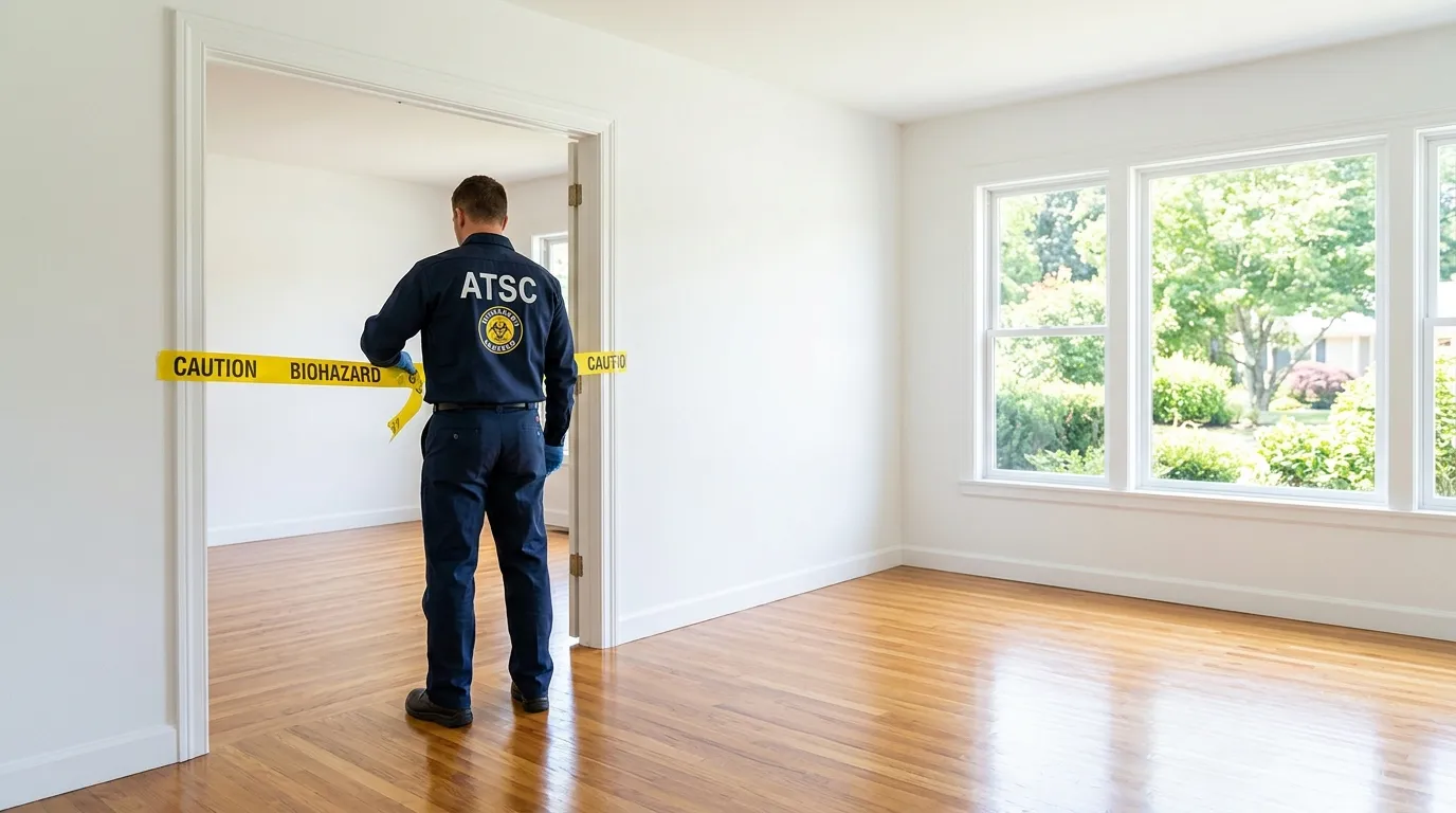Certified biohazard cleanup crew performing Crime Scene Cleanup in East Honolulu